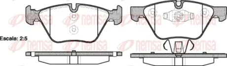 Тормозные колодки REMSA 1052.10