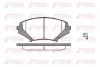 MAZDA гальмівні колодки передн.RX8 03- REMSA 1080.01 (фото 1)