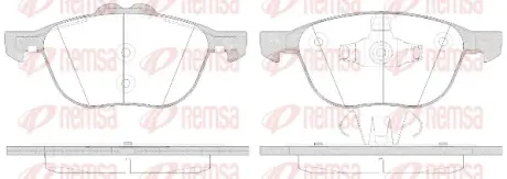 Тормозные колодки REMSA 1082.50