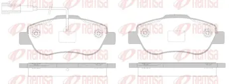 Тормозные колодки REMSA 1100.02