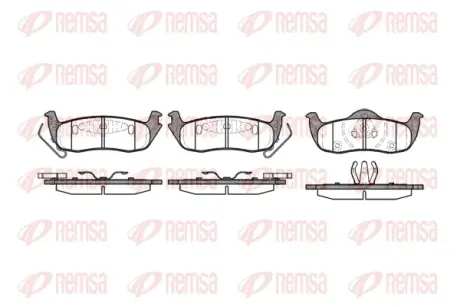 Тормозные колодки REMSA 1106.10