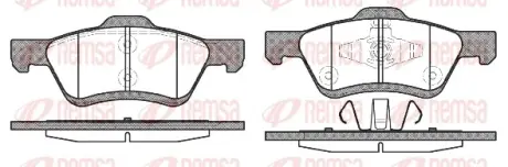 Тормозные колодки REMSA 1124.00