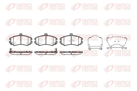 Тормозные колодки REMSA 1194.02