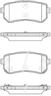 Тормозные колодки REMSA 1209.42