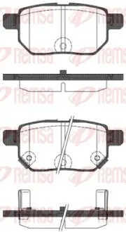Тормозные колодки REMSA 1286.22