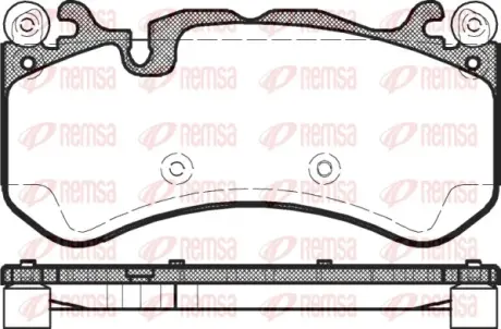 Тормозные колодки REMSA 1300.00
