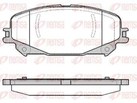 RENAULT Гальмівні колодки передн.Espace V,Grand Scenic IV 15- REMSA 1318.30