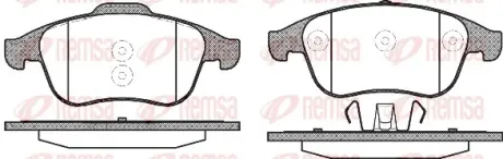 Тормозные колодки REMSA 1350.10