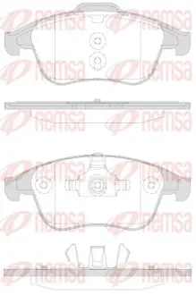 Гальмівні колодки REMSA 1350.30