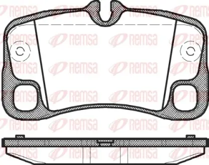 Тормозные колодки REMSA 1369.00