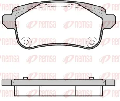 Тормозные колодки REMSA 1387.30