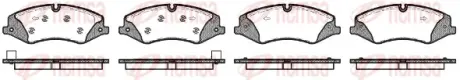 ROVER гальмівні колодки передн.Sport 05-,Discovery 04- REMSA 1409.10