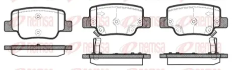 Тормозные колодки REMSA 1452.02