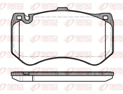 Тормозные колодки REMSA 1455.00