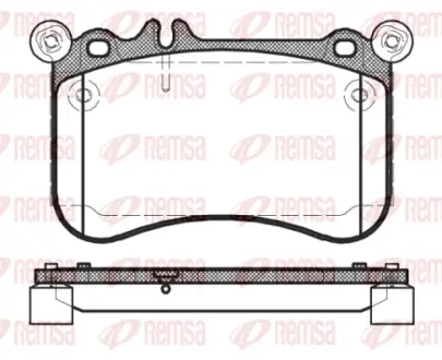 Тормозные колодки REMSA 1465.00
