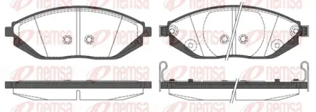 Тормозные колодки REMSA 1472.02