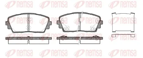 Тормозные колодки REMSA 1481.02