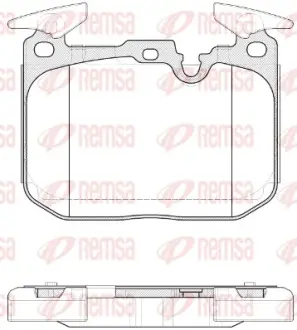 Тормозные колодки REMSA 1491.10