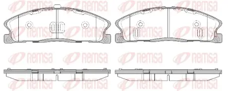 Тормозные колодки REMSA 1495.00