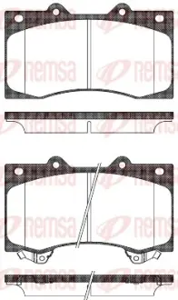 Тормозные колодки REMSA 1506.02