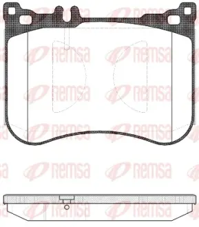 Тормозные колодки REMSA 1534.00