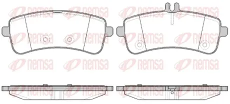 Тормозные колодки REMSA 1594.00