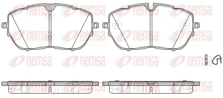 Тормозные колодки REMSA 1654.00