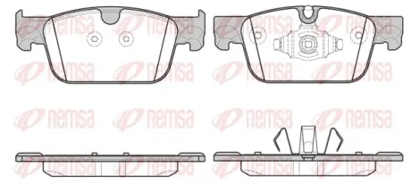 Гальмівні колодки REMSA 1692.10