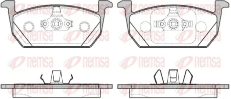 Тормозные колодки REMSA 1710.00