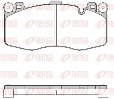 Тормозные колодки REMSA 1733.00