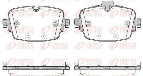 Тормозные колодки REMSA 1739.00