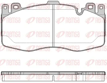 Тормозные колодки REMSA 1742.00
