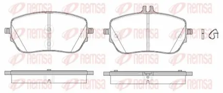 Тормозные колодки REMSA 1827.00