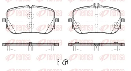 DB Гальм. колодки передн. A-CLASS (W177) A 220 (177.044) 18- Remsa 1835.00