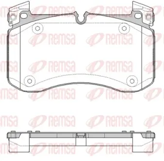 DB Гальм. колодки передн. GLE (V167) GLE 300 d 4-matic 18-23 REMSA 1840.00
