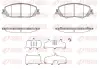 TOYOTA Гальмівні колодки передн. COROLLA 1.6 VVTi 19- REMSA 1870.00 (фото 1)
