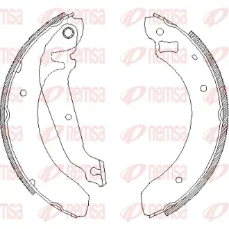 Тормозные колодки REMSA 4062.00