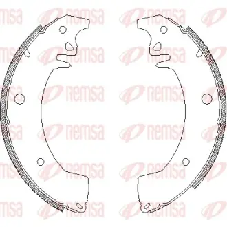 Тормозные колодки барабанные REMSA 4078.00