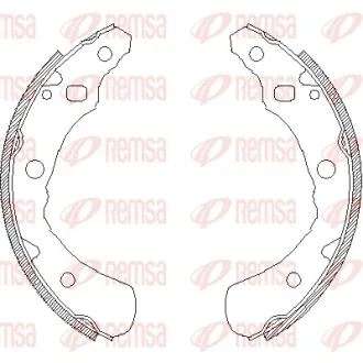 REMSA DAIHATSU Гальмівні колодки барабанні Cuore,Sirion Remsa 4174.00