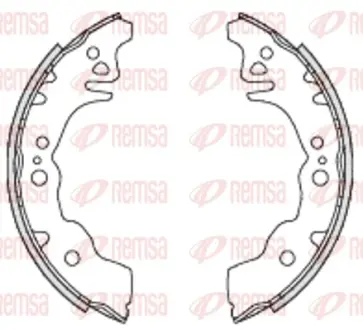 Тормозные колодки барабанные REMSA 4230.00