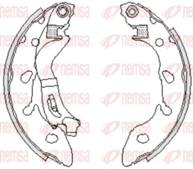 Тормозные колодки REMSA 4249.00