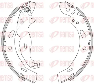 Тормозные колодки REMSA 4278.00