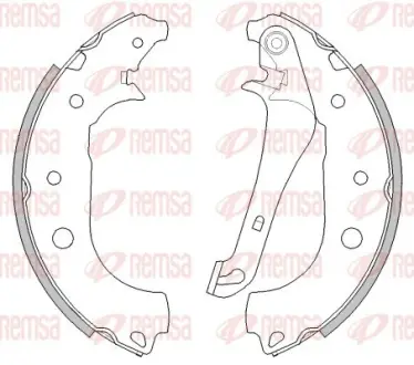 Тормозные колодки REMSA 4295.00