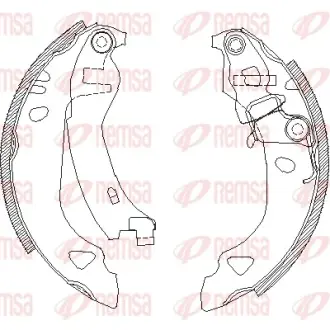 Тормозные колодки REMSA 4302.00