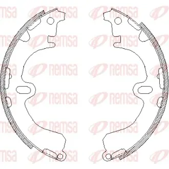 Тормозные колодки REMSA 4380.00