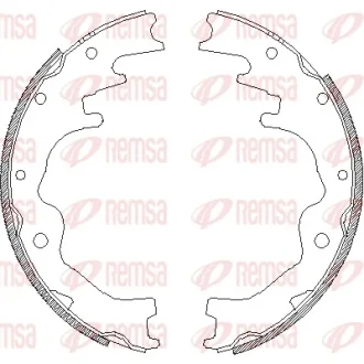 MAZDA Гальм колодки B-SERIE (UF) 2.5 D 96-99 Remsa 4388.00