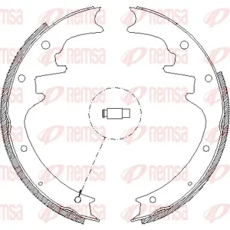 Тормозные колодки REMSA 4423.00