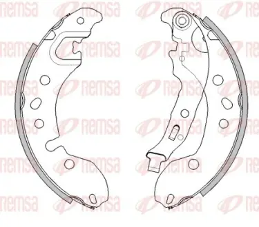 Тормозные колодки REMSA 4442.00