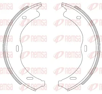 Тормозные колодки барабанные REMSA 4469.00