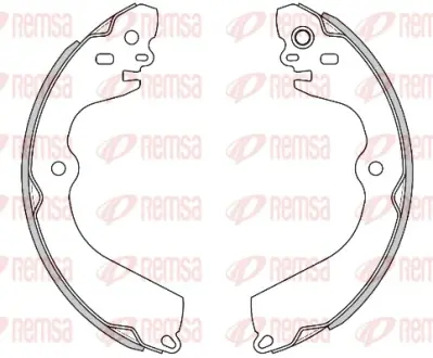 Тормозные колодки REMSA 4470.00